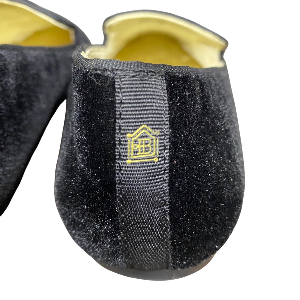 Birdies The Starling Black Velvet Smoking Slipper Loafers‎ Flats Womens 8 - Picture 10 of 13